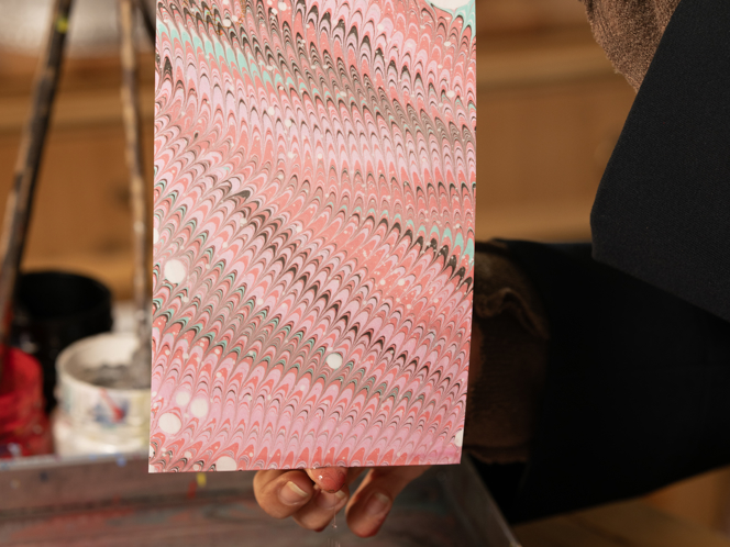  Festive Ebru Postcards at Aliée